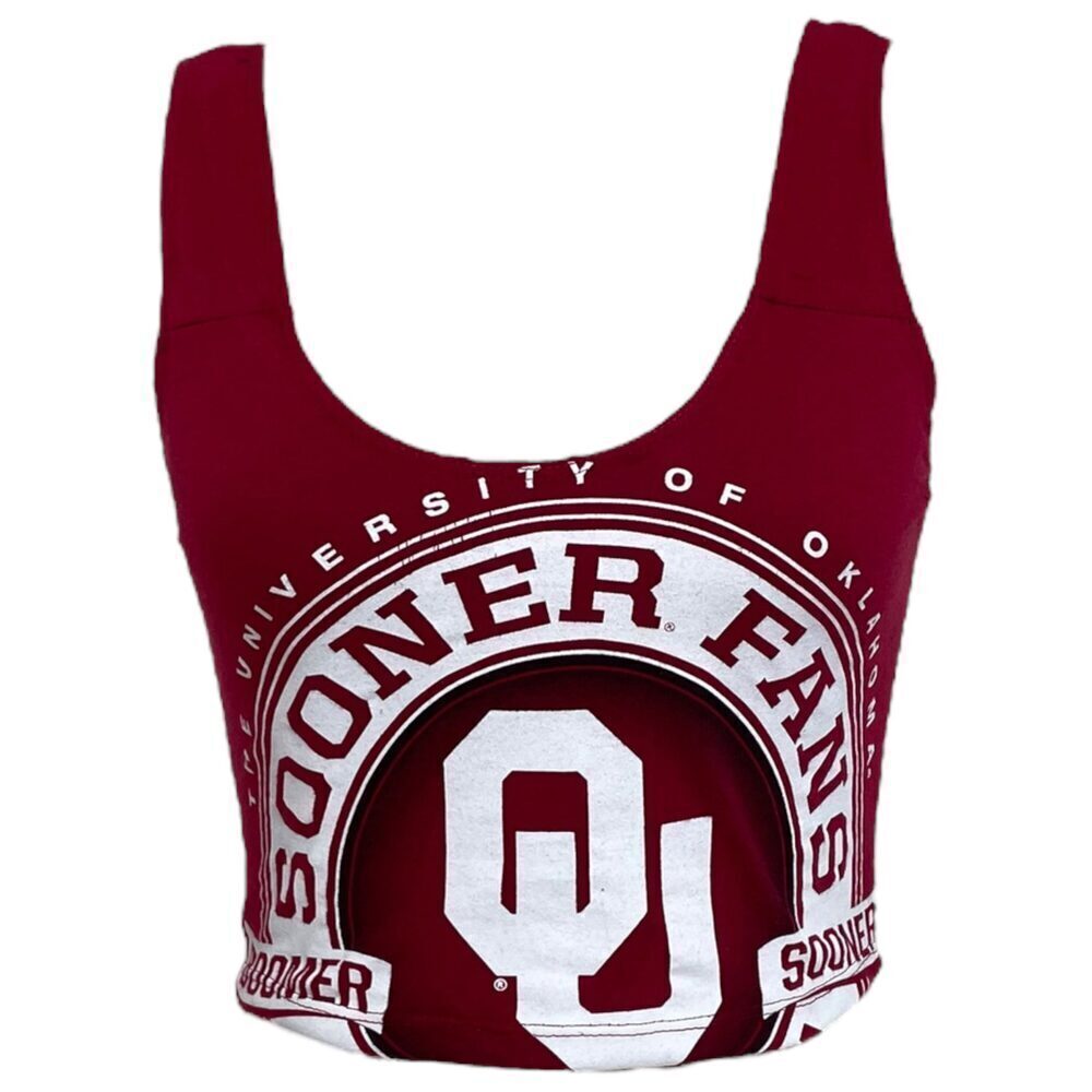 Oklahoma Sooners  Cropped T-Shirt Tank (XS/S)